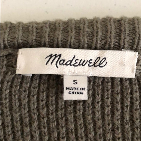 Madewell | Knit sweater | Flap back | S - Picture 5 of 5